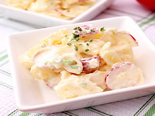 aardappelsalade met radijs