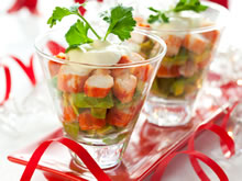 aperitiefhapje met avocado