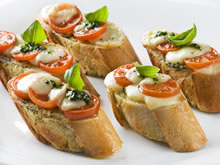 broodje mozzarella pesto