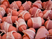 cocktailworstjes met ham