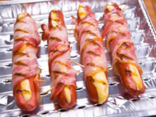 frankfurterworstjes op barbecue