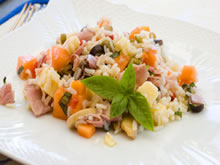 fruitige rijstsalade