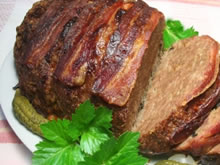 gehaktbrood met spek