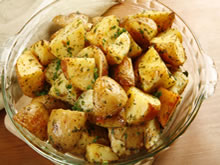 gekruide aardappelen uit de oven