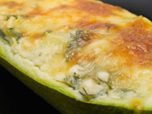 gevulde courget met roquefort