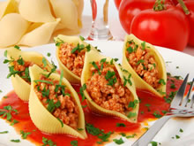 gevulde pastaschelpen