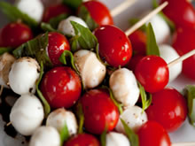 hapje mozzarella tomaat