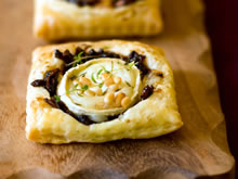 mini quiche met geitenkaas