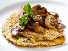 omelet met champignons