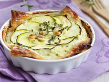 quiche met courgette