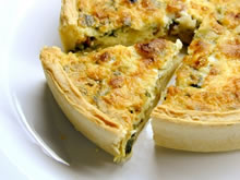 quiche met spinazie